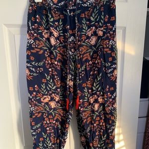 Boho print joggers